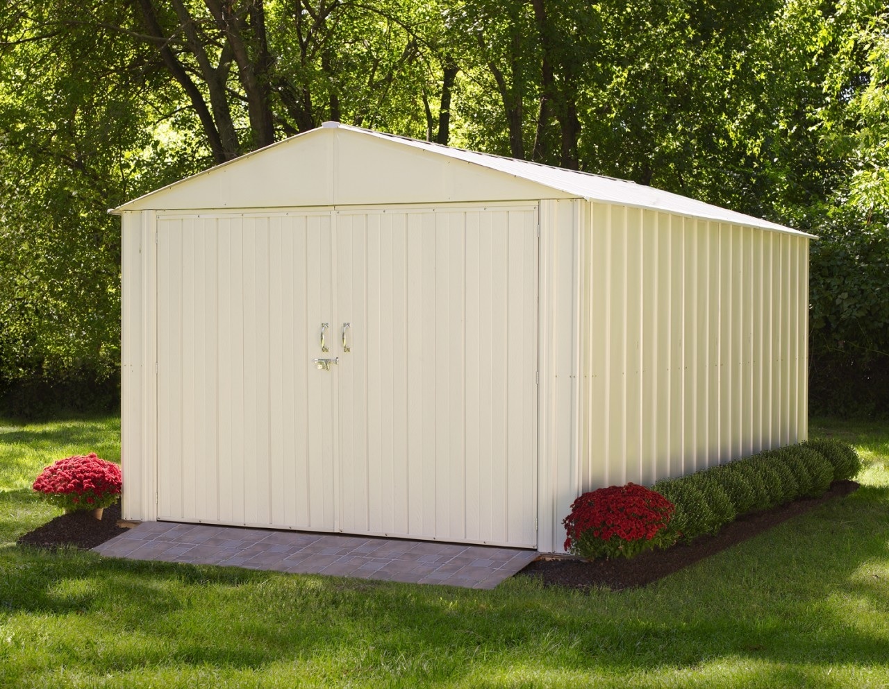 Wood Storage Shed Kit : How to build a 10x10 metal shed
